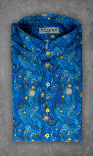 OMEROS® USA Shirt - Blue & Yellow Moons